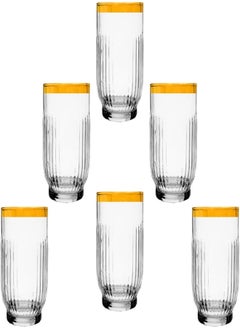 Buy LAV TOKYO Glasses Set, Clear, Pack of 6 in Egypt