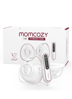 اشتري Ultra-Light Hands Free Breast Pump V2, Potent Wearable Pump with 27 Pumping Combinations, Low Noise Painless Portable Double Electric Pump في الامارات