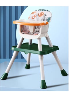 اشتري 3-in-1 High Chairs for Babies Toddlers, Convertible Infant Highchair with Removable Tray & Safety Harness Adjustable Legs في الامارات