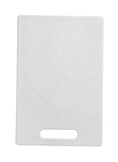 Buy Plastic Cutting Board White Medium in Saudi Arabia