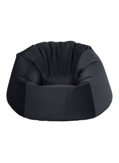 Buy Naya | Velvet Bean Bag Chair with Filing EPS Beads  - Dark Grey in Saudi Arabia