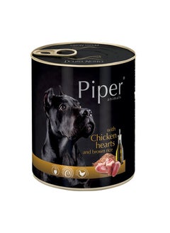 Buy Piper with Chicken Hearts and Brown Rice 800g in UAE