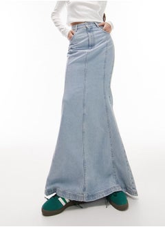 اشتري Pocket Detail Denim Skirt في الامارات