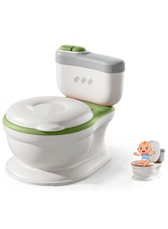 Buy Baby Potty Training Toilet Realistic Training Toilet for Toddlers Portable Mini Kids Training Potty Toilet Green in Saudi Arabia