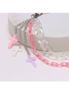 Buy Candy Color Acrylic Lollipop Chain BeltCross Pants Chain Cross Pants Chain in Saudi Arabia