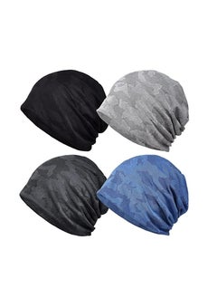 Buy Cotton Face Bandanas for Sports Headwear Headband Neck Gaiter Chemo Cap Hair Loss Beanie Nightcap in Saudi Arabia