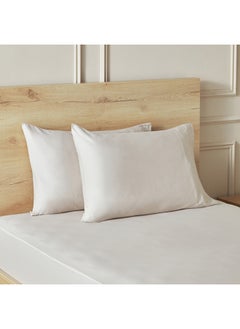 Buy Ecobliss 2-Piece Bamboo Pillowcase Set 75 x 5 x 50 cm in UAE