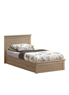 Buy Raymond 120x200 Single Bed Sturdy Modern Design Wooden Single Bed Frame Furniture Quiet & Comfortable Beds Made In Malaysia L 136.3 x W 206 x H 93 cm Summer Oak in UAE