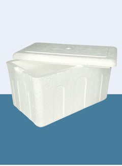 Buy Ice Box Thermocol Chiller Tray with Lid 125 Liter 63X44X45.5cm in UAE