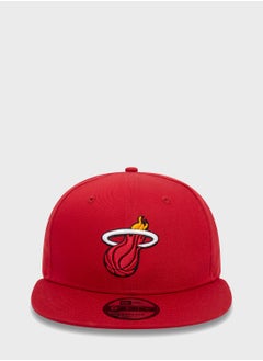 Buy 9Fifty Miami Heat Rear Logo Cap in Saudi Arabia