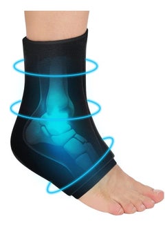 Buy Ankle Foot Gel Ice Pack Wrap for Injuries Hot and Cold Therapies Achilles Tendonitis Plantar Fasciitis Swelling Sprained Post-Surgery Recovery Reusable and Flexible in Saudi Arabia