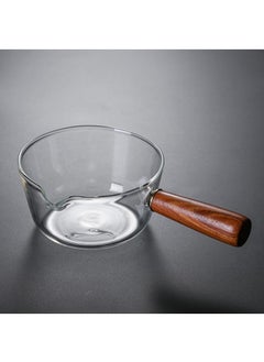 اشتري Heat-resisting Glass Soup Milk Pot Pan Clear في الامارات