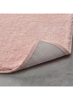 Buy Bath Mat Pale Pink 50X80 Cm in Saudi Arabia