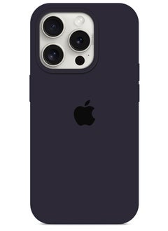 Buy iPhone 15 Pro Max Case Silicone Case Cover Durable and Anti Scratch Back Cover Dark Blue in UAE