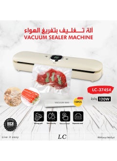 Buy Vacuum Sealer Machine for Food Saver and Storage Packing 120W in UAE