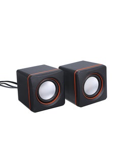 Buy Music Speaker Desktop Speaker Mini Music Speaker with 3.5mm Jack for Laptop/MP3/Smartphones in Saudi Arabia
