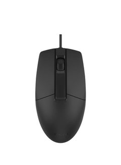 Buy A4TECH SILENT CLICK WIRED MOUSE OP-330S, 1200 DPI RESOLUTION, BLACK in UAE