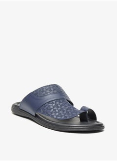 Buy Mens Textured Slip-On Arabic Sandals in Saudi Arabia