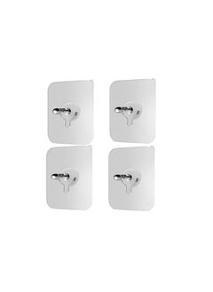 Buy Self Adhesive Wall Hooks Screw Alternatives 4 PCS in Egypt