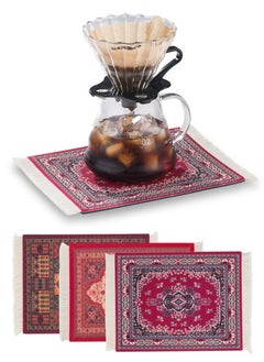 Buy 3pcs Coffee Mat Coffee Cup Mat Coffee Mug Mat Table Mat Mouse Pad in Saudi Arabia