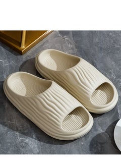 Buy Cloud Slides Women's and Men's Bathroom Anti Slip Quick Dry Ultra Soft Thick Bottom Home Slippers in Saudi Arabia