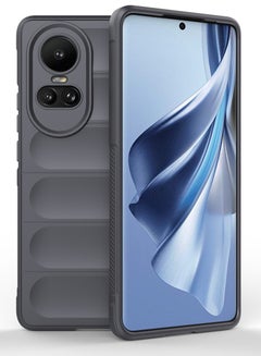Buy GOLDEN MASK Compatible With Oppo Reno10 /Reno10 Pro Magic Case ShockProof (Dark Grey) in Egypt