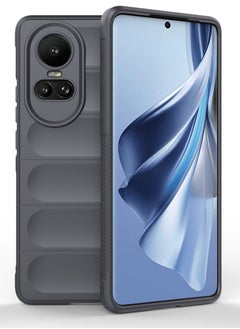 Buy GOLDEN MASK Compatible With Oppo Reno10 /Reno10 Pro Magic Case ShockProof (Dark Grey) in Egypt