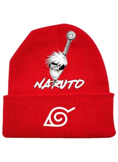 Buy Naruto Knitted Cartoon Printed Hat in Saudi Arabia