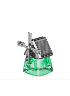 Buy Solar-Powered Car Air Fresheners Windmill Design Car Perfume with Solar Auto Rotating Aromatherapy Diffuser Gardenia Flower in UAE