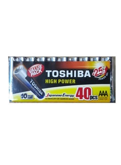 Buy High Power AAA Alkaline Battery 40Pieces in UAE