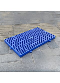 Buy Modular Plastic Damp-proof Mat Pallet for Warehousing Extra Thick square hole 60x35x3 in Saudi Arabia