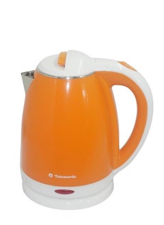 Buy TOLOSONIC Electric Kettle | 1.8L Orange Kettle with 360° Turnable Base, Auto Shut-Off & Boil-Dry Protection (TS-KT1003) (1500-2200W) in UAE