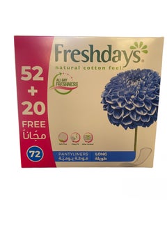 Buy Freshdays Long Mega Pack 72 Pads in Egypt