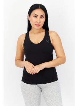 Buy Women Sportswear Fit Training Tank Top, Black in UAE