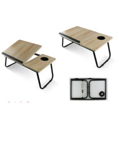 Buy Folding laptop table for bed  multicolor  60x40 cm in Saudi Arabia