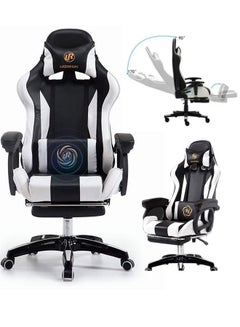 Buy Gaming Chair High Back Computer Chair PU Leather Desk Chair PC Racing Executive Ergonomic Adjustable Swivel Work Chair with Headrest and Lumbar Support in Saudi Arabia
