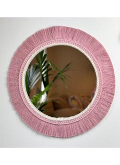 Buy Large Macrame Mirror , Macrame Wall Hanging Mirror , Bedroom Decor Gift , Boho Mirror, Living Room Décor in Egypt