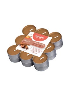 اشتري Pack OF 18 True Scented Apple Cinnamon Tealight Candles في الامارات