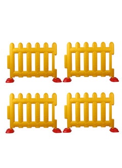 Buy 4-Piece Plastic Indoor Play Area Fence Baby Play Center For Kids in UAE