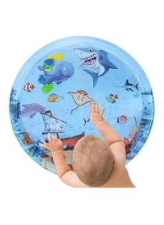 اشتري ECVV Tummy Time Water Mat for Baby, Kids Inflatable Water Play Mat for Infant/Toddlers, Baby Water Pad Sensory Toy for Early Development Activities في الامارات