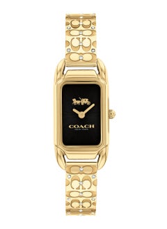 Buy Rectangle Analog Women's Black Case Wrist Watch - 14504250 in Saudi Arabia