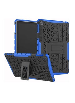 Buy Protect Cover for HUAWEI MediaPad M5 Lite 10.1 Inch Hybrid Rugged Heavy Duty Armor Hard Back Case with Kickstand in UAE