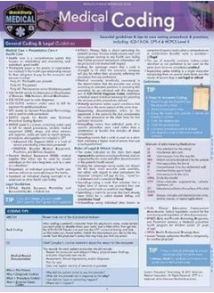 اشتري Medical Coding: a QuickStudy Laminated Reference Guide في الامارات