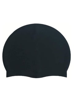 Buy Premium Silicone Swim Cap for Women Men and Kids - 100% Silicone Comfort Strech and Lightweight - Great for Long Hair and Short Hair - Keeps your hair Dry - (Available in 6 Colours) in Saudi Arabia