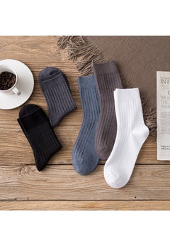 اشتري Men Absorb Sweat and Deodorize Socks 5 Pairs High Quality Socks One Size Fits All في الامارات