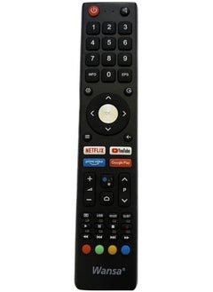 Buy Wansa Smart Tv Remote Control Black in Saudi Arabia