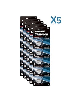 اشتري Camelion Cr1220 3 V Lithium-Ion Button Cell Battery 5 Pack X5 في مصر