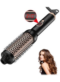 Buy 38MM Double PTC Thermal Brush 120-210°C Heated Curling Brush for Hair Voluminous Curler 30s Fast Heating Hair Straightener Gift for Women in Saudi Arabia