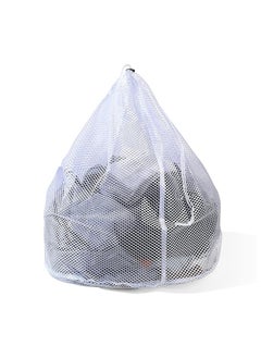 Buy Drawstring mesh laundry bag for upholstery, tablecloth and curtains, size 60x80 cm in Saudi Arabia