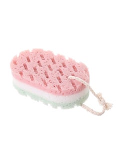 Buy Foam Bath Sponge,Body Brushes 1Pcs Three-Layer Bath Foaming Sponge Soft Durable Exfoliating Massage Body Cleaning Bathroom Accessories (Color 1pc Pink) in Saudi Arabia